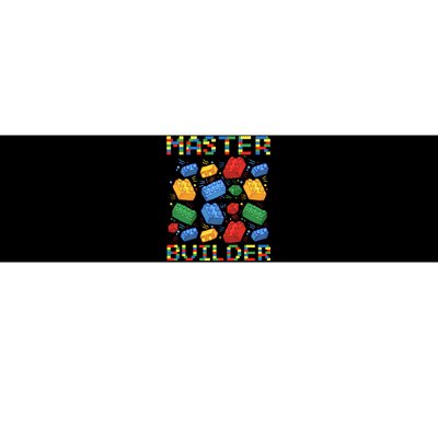 Master Builder Funny Building Blocks Gift Bumper Sticker