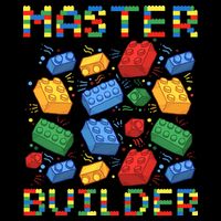Master Builder Funny Building Blocks Gift 16 in Basic Backpack