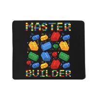 Master Builder Funny Building Blocks Gift Mousepad