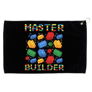 Master Builder Funny Building Blocks Gift Grommeted Golf Towel