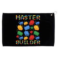 Master Builder Funny Building Blocks Gift Grommeted Golf Towel