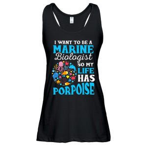 Marine Biology Future Marine Biologist Gift Saying Ladies Essential Flowy Tank