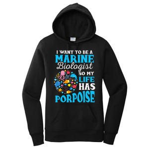 Marine Biology Future Marine Biologist Gift Saying Women's Pullover Hoodie