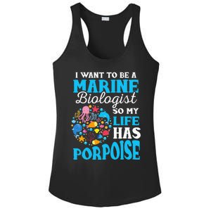 Marine Biology Future Marine Biologist Gift Saying Ladies PosiCharge Competitor Racerback Tank