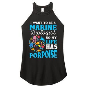 Marine Biology Future Marine Biologist Gift Saying Women's Perfect Tri Rocker Tank