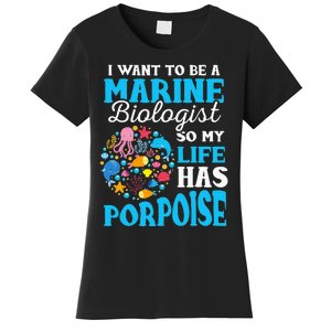 Marine Biology Future Marine Biologist Gift Saying Women's T-Shirt