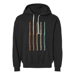 Marching Band Flute Garment-Dyed Fleece Hoodie