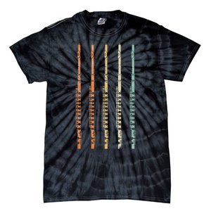 Marching Band Flute Tie-Dye T-Shirt