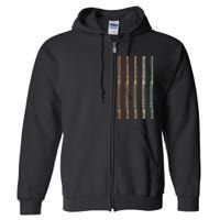 Marching Band Flute Full Zip Hoodie