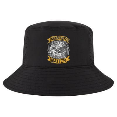 Master Baiter Funny Pike Fishing Gift Ice Fishing Musky Cool Comfort Performance Bucket Hat