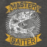 Master Baiter Funny Pike Fishing Gift Ice Fishing Musky Vector Backpack