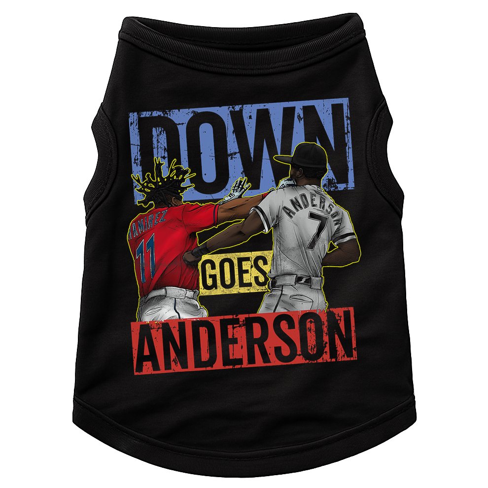Meme Baseball Funny Down Goes Anderson Doggie Tank