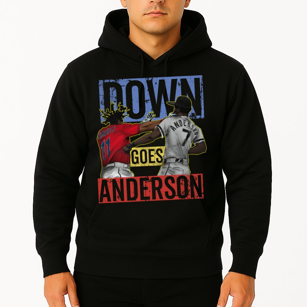 Meme Baseball Funny Down Goes Anderson Hoodie