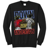 Meme Baseball Funny Down Goes Anderson Sweatshirt
