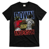 Meme Baseball Funny Down Goes Anderson T-Shirt