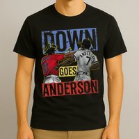 Meme Baseball Funny Down Goes Anderson T-Shirt