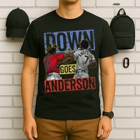 Meme Baseball Funny Down Goes Anderson T-Shirt