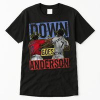 Meme Baseball Funny Down Goes Anderson Tall T-Shirt