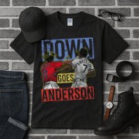 Meme Baseball Funny Down Goes Anderson Tall T-Shirt