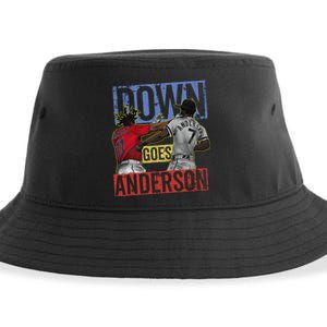 Meme Baseball Funny Down Goes Anderson Sustainable Bucket Hat