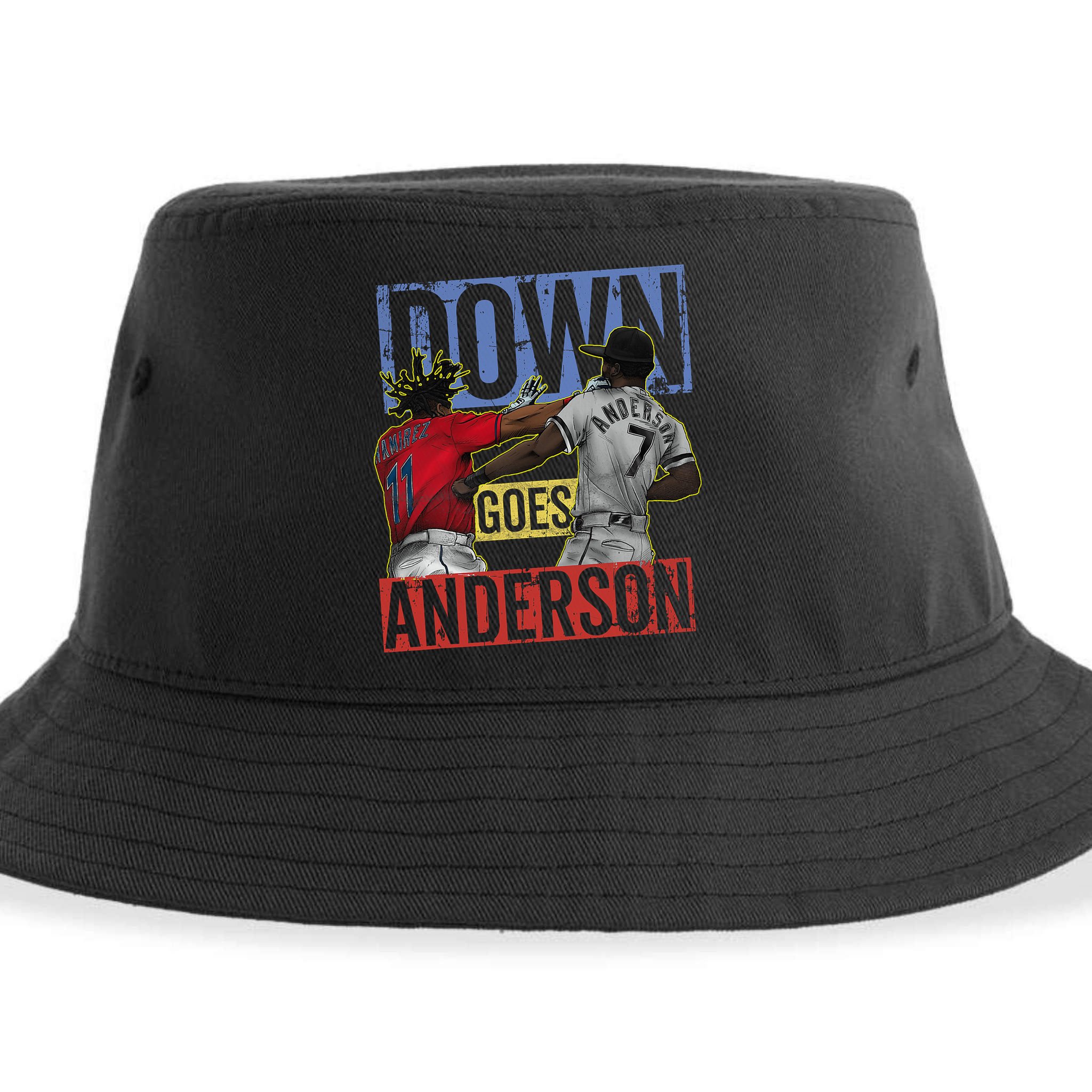 Meme Baseball Funny Down Goes Anderson Sustainable Bucket Hat