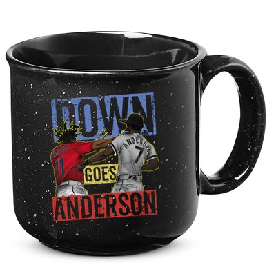 Meme Baseball Funny Down Goes Anderson 15oz Campfire Ceramic Mug