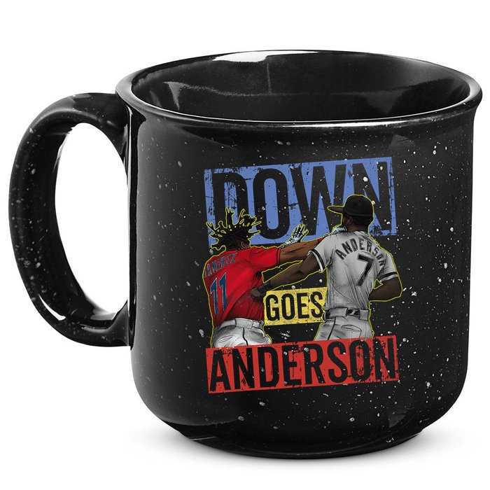 Meme Baseball Funny Down Goes Anderson 15oz Campfire Ceramic Mug