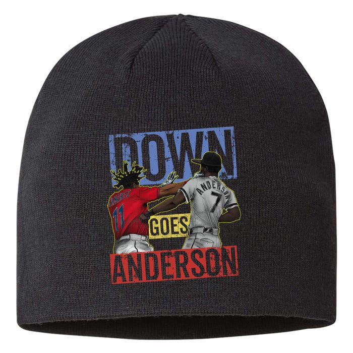 Meme Baseball Funny Down Goes Anderson Sustainable Beanie