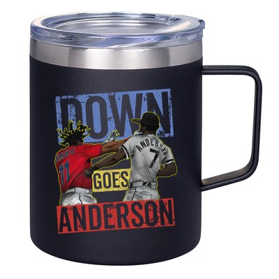 Meme Baseball Funny Down Goes Anderson 12oz Stainless Steel Coffee Mug