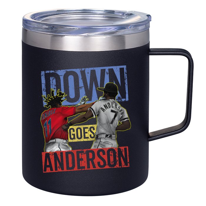 Meme Baseball Funny Down Goes Anderson 12oz Stainless Steel Coffee Mug