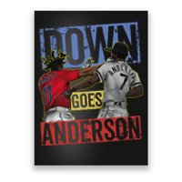 Meme Baseball Funny Down Goes Anderson Poster