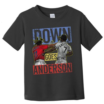 Meme Baseball Funny Down Goes Anderson Toddler T-Shirt