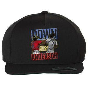 Meme Baseball Funny Down Goes Anderson Wool Snapback Cap