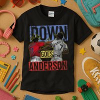 Meme Baseball Funny Down Goes Anderson Kids T-Shirt