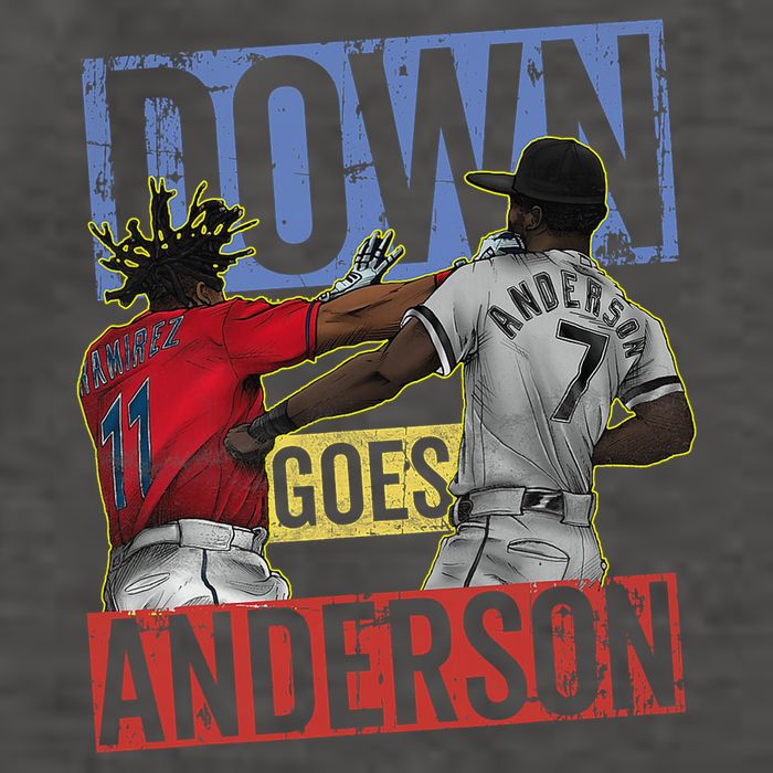 Meme Baseball Funny Down Goes Anderson Vector Backpack