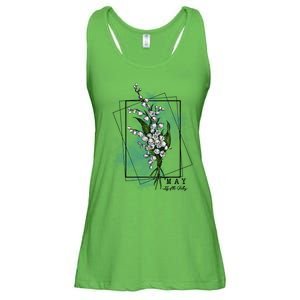 May Birthday Flower Lily Of The Valley Gift Ladies Essential Flowy Tank