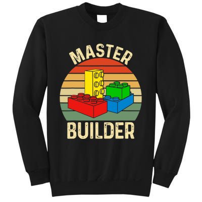 Master Builder Funny Building Blocks Toys Sweatshirt