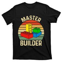 Master Builder Funny Building Blocks Toys T-Shirt