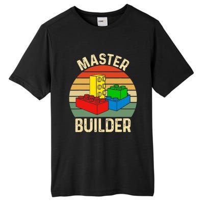 Master Builder Funny Building Blocks Toys Tall Fusion ChromaSoft Performance T-Shirt