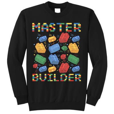 Master Builder Funny Building Blocks Gifts Sweatshirt