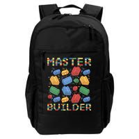 Master Builder Funny Building Blocks Gifts Backpack