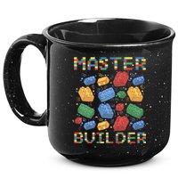 Master Builder Funny Building Blocks Gifts 15oz Campfire Ceramic Mug