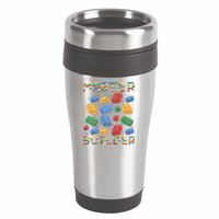 Master Builder Funny Building Blocks Gifts 16oz Travel Tumbler