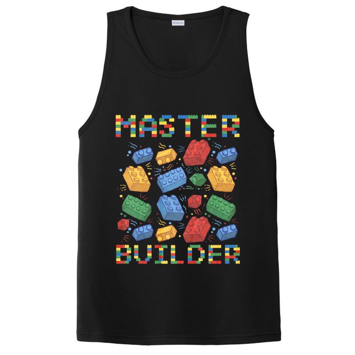 Master Builder Funny Building Blocks Gifts PosiCharge Competitor Tank