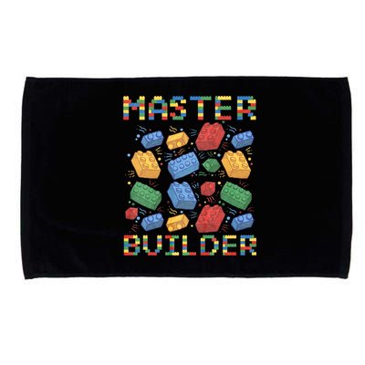 Master Builder Funny Building Blocks Gifts Microfiber Hand Towel