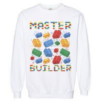 Master Builder Funny Building Blocks Gifts Garment-Dyed Sweatshirt