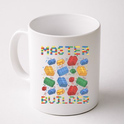 Master Builder Funny Building Blocks Gifts Coffee Mug