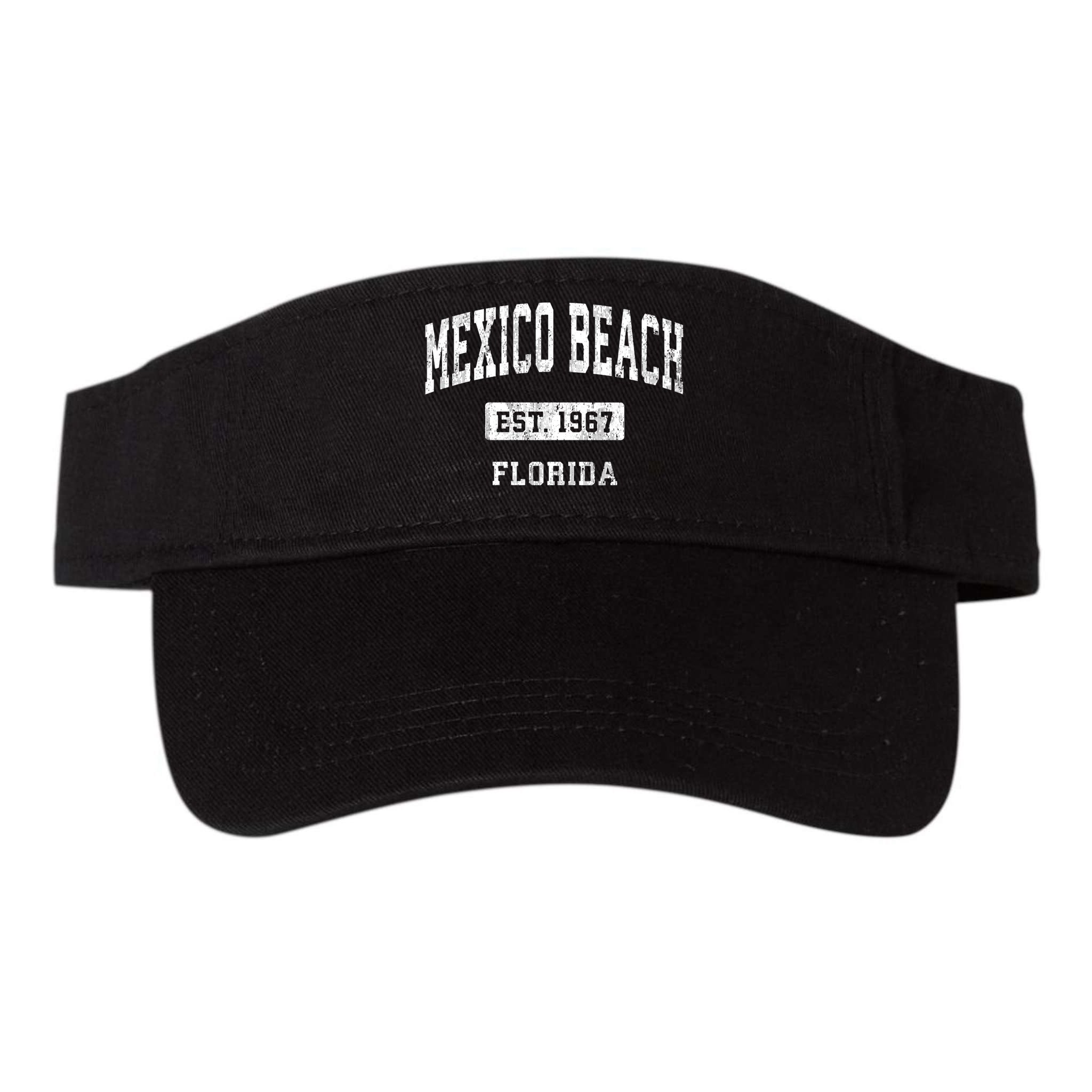 Mexico Beach Florida Fl Vintage Sports Established Visor