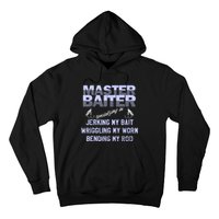 Master Baiter Funny Fishermans Skills List Gift Hoodie