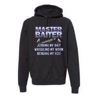 Master Baiter Funny Fishermans Skills List Gift Premium Hoodie